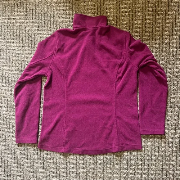 Lands’ End Quarter Zip Fleece - Picture 2 of 3